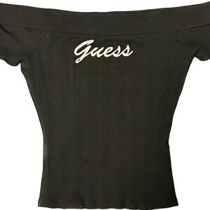 Guess Women's Black Off-Shoulder Top